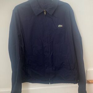 NWOT Men’s Lacoste Cotton Zip Jacket